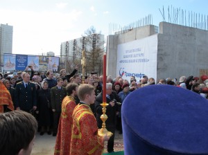 Освящение закладного камня 